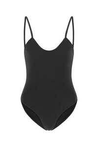 아미 Black stretch nylon swimsuit / FBW003759 001
