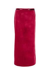 구찌 Fuchsia velvet skirt / 759796Z8BMP 5944