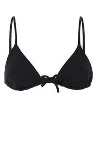 ERES Black stretch nylon bikini top  / 031401 1001