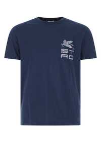 에트로 Blue cotton t-shirt / 1Y0209873 201