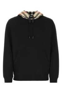 버버리 Black cotton sweatshirt / 8058117 A1189