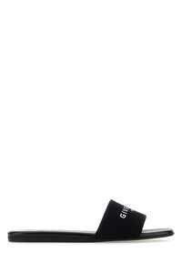 지방시 Black canvas 4G slippers / BE306FE1PU 001
