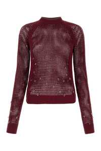 DURAZZI Burgundy cotton sweater / SK11 BURGUNDY