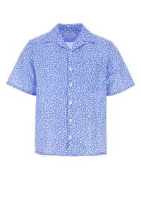 프라다 Printed poplin shirt / UCS414S22114GH F0076