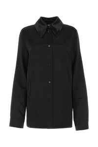 질산더 Black satin shirt  / J52DL0002J66147 001