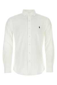 폴로랄프로렌 White cotton shirt / 710899386 001