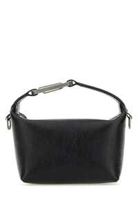 EERA Black leather Moonbag handbag  / TMLA09 BLACK