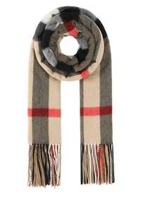 버버리 Embroidered cashmere scarf  / 8078441 A7026