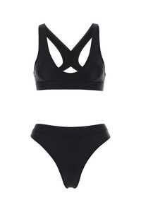 아미 Black stretch nylon bikini / FBW305JE0015 001