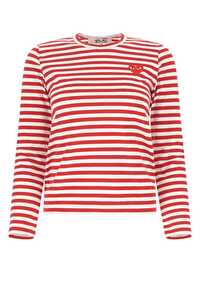 COMME DES GARCONS PLAY Embroidered / P1T163 RED