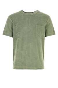 HOWLIN Sage green terry Fons t-shirt / FONS AGAVE