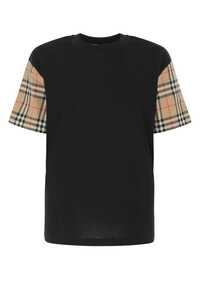 버버리 Black cotton t-shirt  / 8043057 A1189
