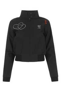 프레드페리 Black cotton jacket / SJ2007 102