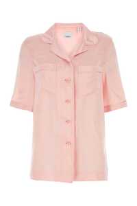 버버리 Pastel pink satin shirt / 8071350 B6281