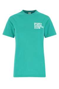 SPORTY &amp; RICH Turquoise cotton / TS462TU TURQUOISE