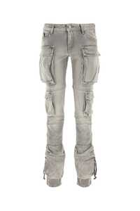 THE ATTICO Grey denim jeans / 237WCP113D063 084