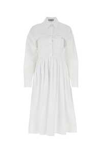 프라다 White poplin dress / P3J14S2311XV2 F0009
