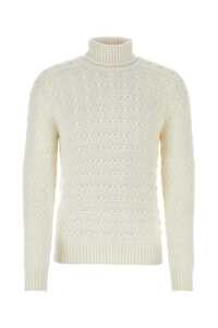 ZEGNA White cashmere sweater  / UCK33A6120 N91