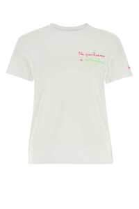 SAINT BARTH White cotton t-shirt / EMILIE07644D 01