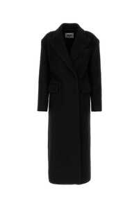 MSGM Black wool blend coat / 3542MDC03237805 99