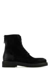 MARSELL Black suede ankle boots / MW2952186 666
