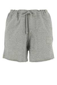 가니 Grey cotton shorts / T3679 921
