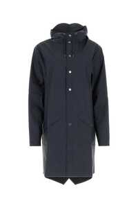 RAINS Navy blue polyester raincoat / 12020 NAV