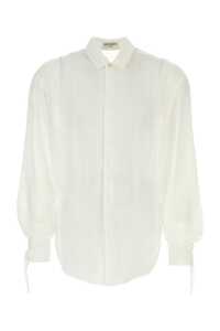 생로랑 White crepe shirt / 730442Y2G20 9601