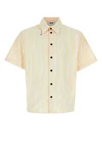 MSGM Cream cotton shirt / 3440ME05237013 04