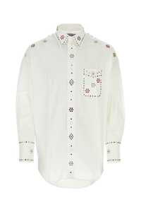 BLUEMARBLE White poplin shirt / SH24TW15A23 WHT