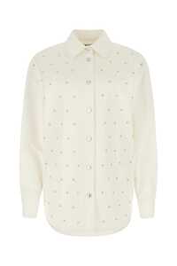 MSGM White cotton shirt / 3242MDE143 01