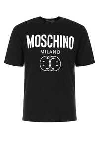 MOSCHINO Black cotton t-shirt  / J07257041 1555