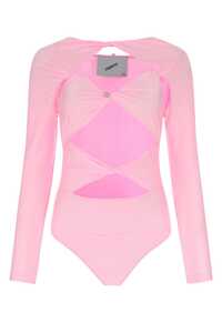 COPERNI Fluo pink lycra bodysuit / COPJS41545 LPNK