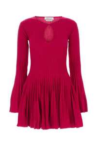 BLUMARINE Fuchsia wool mini dress / 2A361A N0309