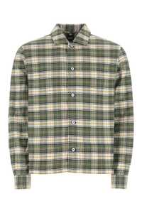 BOSS Embroidered flannel shirt  / 50477855 377