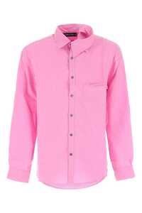 Y PROJECT Pink cupro shirt / SHIRT60S23F394 PINK