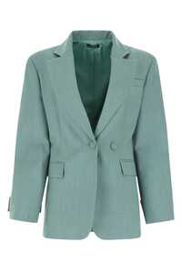 WANDERING Sage green wool blazer / WGW21102 198