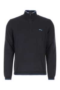HUGO Navy blue cotton sweater / 50475096 402