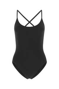 LIDO Black stretch lycra Uno swimsuit  / UNO BLACK