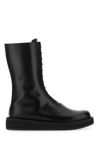 NEOUS Black leather Spika boots  / 00307A01 BLACK