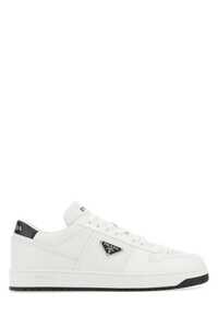 프라다 White leather sneakers  / 2EE3643LJ6 F0964