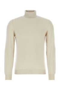 FEDELI Sand cashmere sweater  / 6UI07005 BURRO