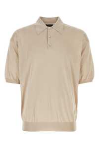 프라다 Sand silk polo shirt / UMB588S2311U1P F0A08