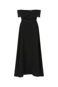 생로랑 Black crepe dress / 686332Y024K 1000