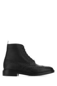 톰브라운 Black leather ankle / MFR016M00198 001
